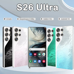 5G Dual Sim S26 Business Smart Cell Phone Ultra HD Display and 108MP Rear Camera Supports CDMA LTE with Octa Deca Core CPUs