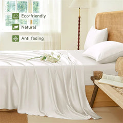 100% Silk Bed Sheet Set Luxury Mulberry
