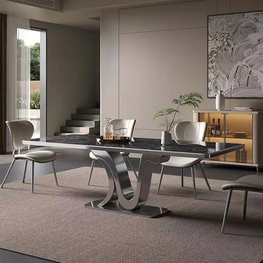 Modern Living Room Table Rectangular Legs
