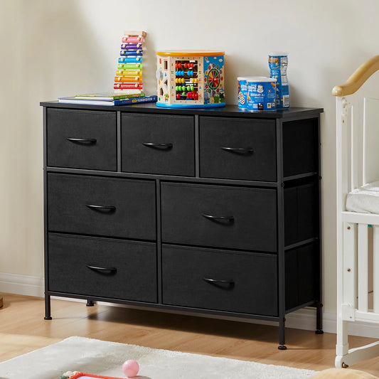 JHK Desser For Bedroom With 7 Fabric Drawers Organizer Storage Closet