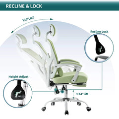 JHK Ergonomic Reclining High Back Mesh livingroom