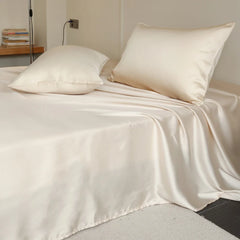 100% Silk Bed Sheet Set Luxury Mulberry