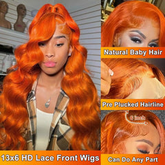 Ginger 13x6 Hd Lace Front Human Hair