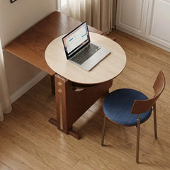 Dinette Foldable Dining Table Round Kitchen Small