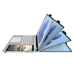 2026 Brand New 15.6Inch 7inch Double Monitor Intel N95 N95 RGB Backlit Keyboard Dual Screen Touch Game Office Business Laptops