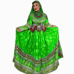 2026 New Designs Afghani Dresses for Women's Frock Sets Breathable Multicolor Long Length Custom Sizes Wedding Party Wear Adults