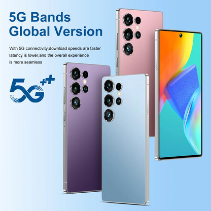 Advanced 5G S25 Ultra Smart Cell Phone HD Screen 108MP Rear Camera Deca Core MTK Dual 12GB CDMA LTE