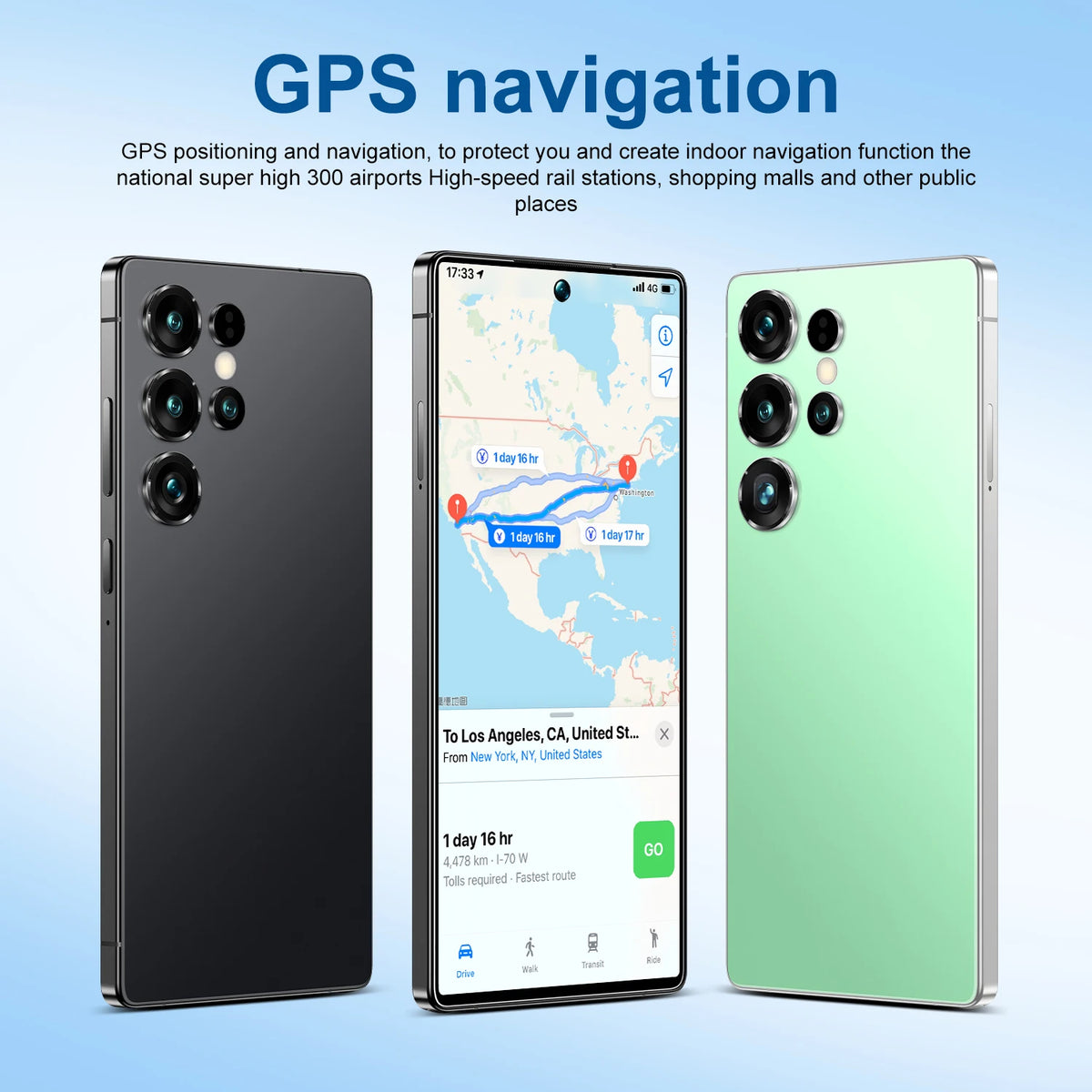 Advanced 5G S25 Ultra Smart Cell Phone HD Screen 108MP Rear Camera Deca Core MTK Dual 12GB CDMA LTE