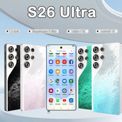 5G Dual Sim S26 Business Smart Cell Phone Ultra HD Display and 108MP Rear Camera Supports CDMA LTE with Octa Deca Core CPUs