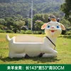 Furry Black Gorilla Three Seat Sofa Modern Animal Shape Ergonomic Luxury Artistic PU Leather Upholstery Eco-Friendly Durable