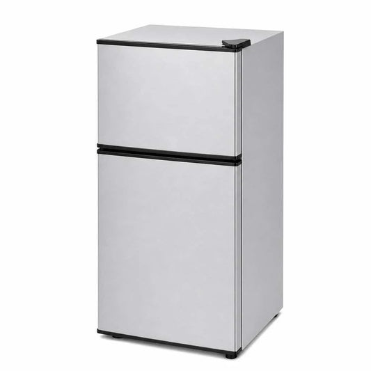 2.5 /2.6Cu.Ft Mini Refrigerator, Dual Zone Compact Fridge with Freezer ,Interior Light, Stable Feet, Ideal for Home Small Spaces