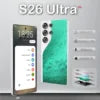 5G Dual Sim S26 Business Smart Cell Phone Ultra HD Display and 108MP Rear Camera Supports CDMA LTE with Octa Deca Core CPUs