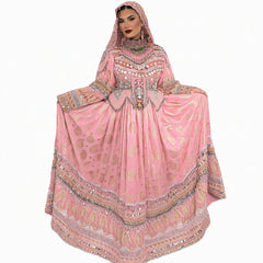 2026 New Designs Afghani Dresses for Women's Frock Sets Breathable Multicolor Long Length Custom Sizes Wedding Party Wear Adults