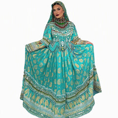 2026 New Designs Afghani Dresses for Women's Frock Sets Breathable Multicolor Long Length Custom Sizes Wedding Party Wear Adults