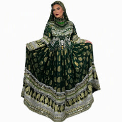 2026 New Designs Afghani Dresses for Women's Frock Sets Breathable Multicolor Long Length Custom Sizes Wedding Party Wear Adults
