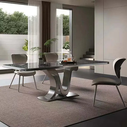 Modern Living Room Table Rectangular Legs
