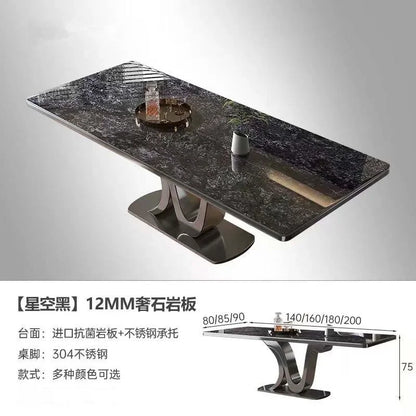 Modern Living Room Table Rectangular Legs