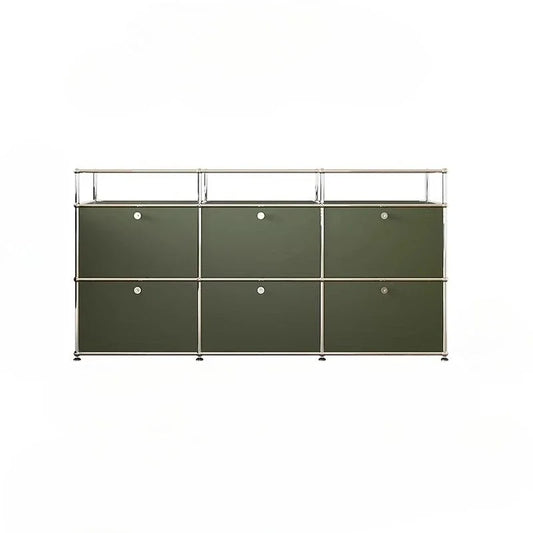 Kitchen Cabinet Modern Simplicity Olive Green