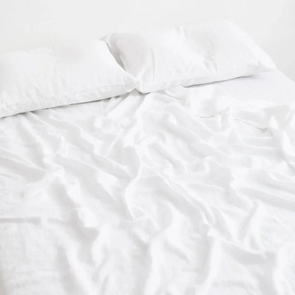 Pure 100% Linen Flat Sheet Moisture Absorbent All Season Linen Bed Sheet Various Sizes Solid Color 1 Piece Linen Flat Sheet Only