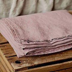 100% Pure Linen Bed Sheet Ultimate Comfort Elegance Flat Sheet Natural Eco-Friendly Breathable Durable Queen California King