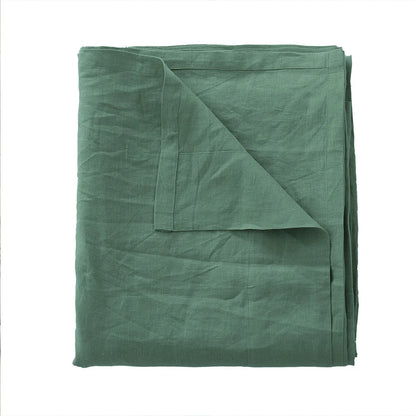Pure 100% Linen Flat Sheet Moisture Absorbent All Season Linen Bed Sheet Various Sizes Solid Color 1 Piece Linen Flat Sheet Only