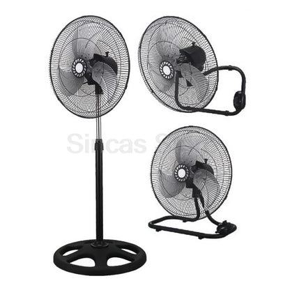 18 Inch Floor Fan Powerful Airflow Wide Angle Oscillation Quiet Industrial Electric Fan High Power For Home Office Warehouse