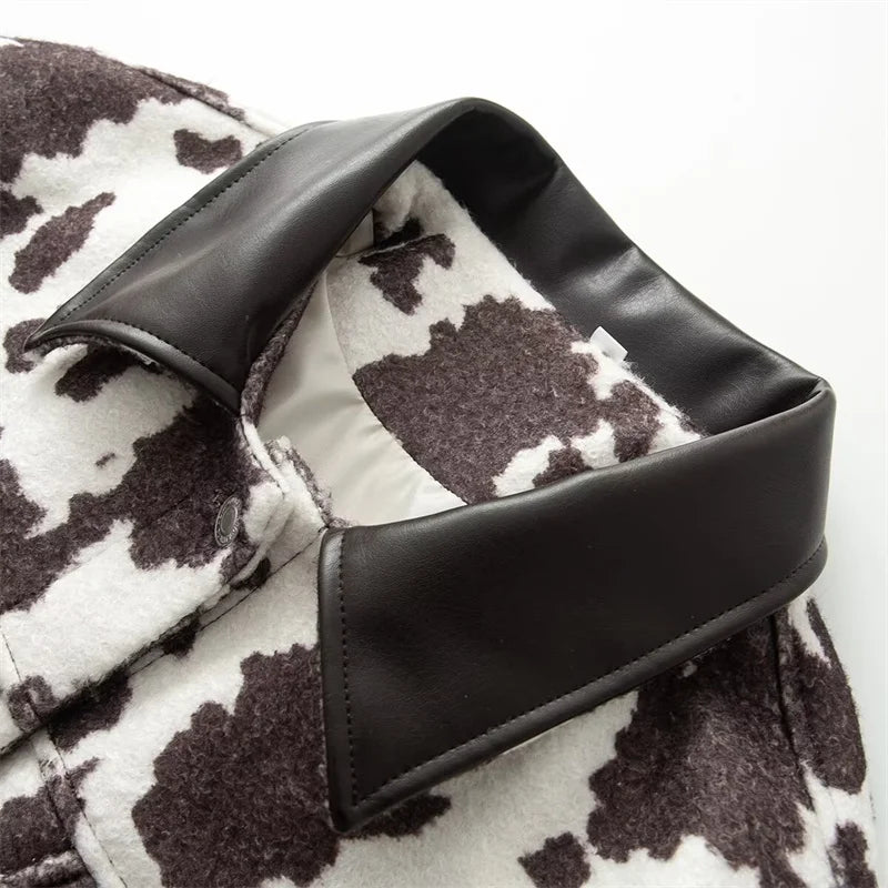 Women's Coat 2025 Winter New Style Red-Brown