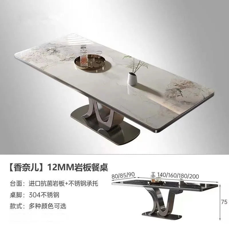 Modern Living Room Table Rectangular Legs