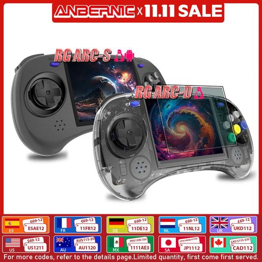 ANBERNIC RG ARC Retro Games RK3566 4.0INCH