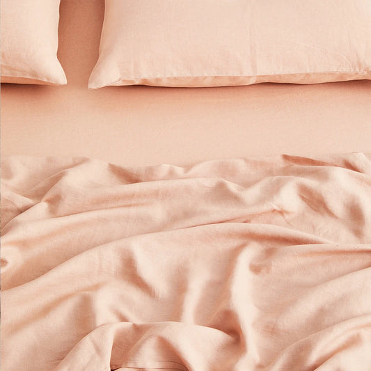 Pure 100% Linen Flat Sheet Moisture Absorbent All Season Linen Bed Sheet Various Sizes Solid Color 1 Piece Linen Flat Sheet Only