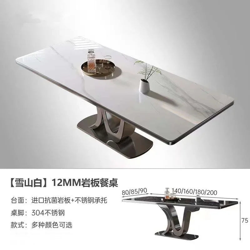 Modern Living Room Table Rectangular Legs